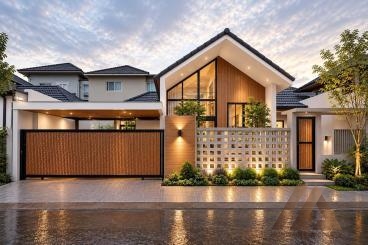 บ้านแฝด ชั้นเดียว - บายพาส *